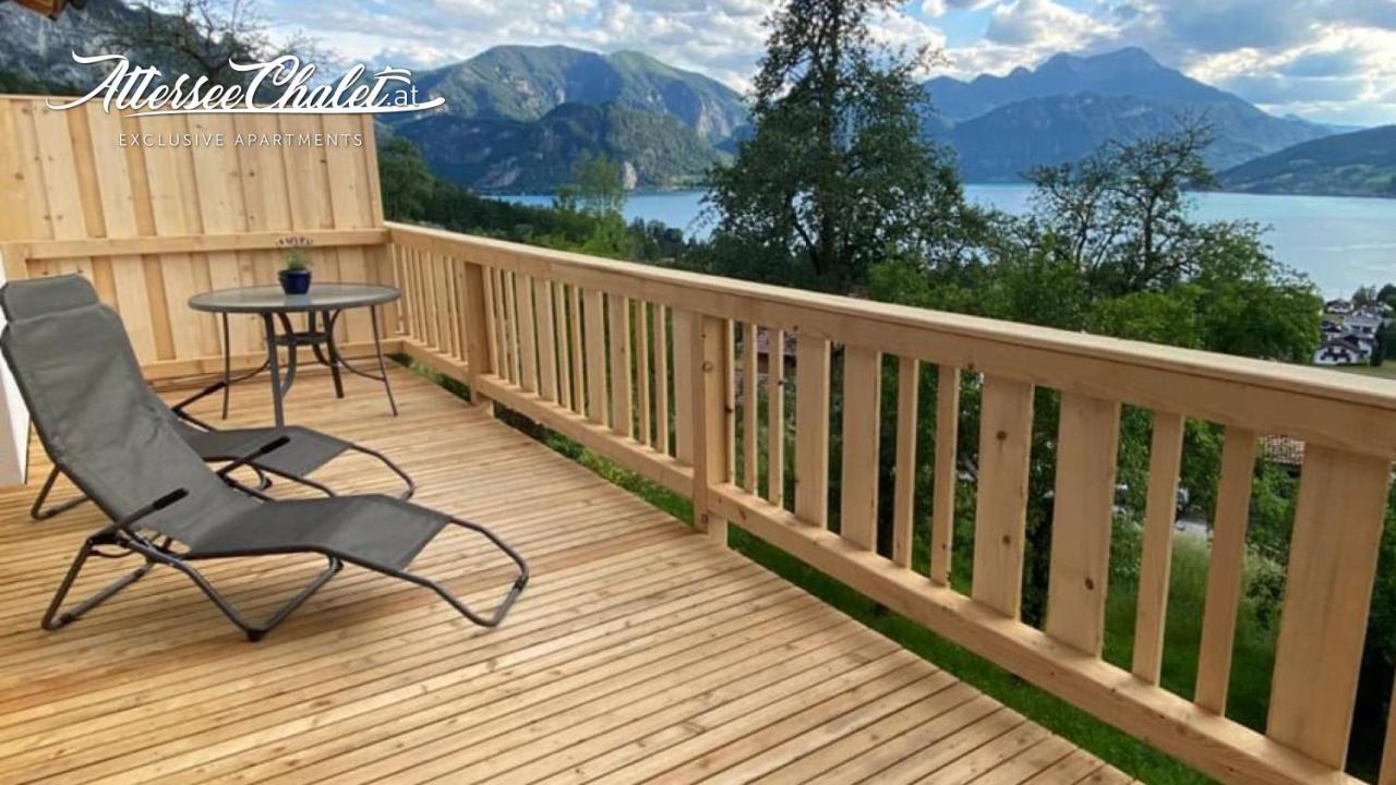 דירות שטיינבאך אם אטרזי Attersee-Chalet Angermann Familie Spalt מראה חיצוני תמונה